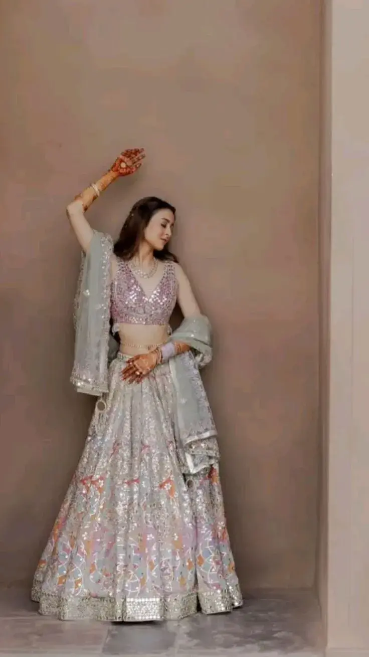 dreamy pastel mirror work lehenga choli with embellished blouse & designer dupatta β premium bridal celebration wear β¨πΈ dreamy pastel mirror work lehenga choli with embellished blouse & designer dupatta β premium bridal celebration wear β¨πΈ